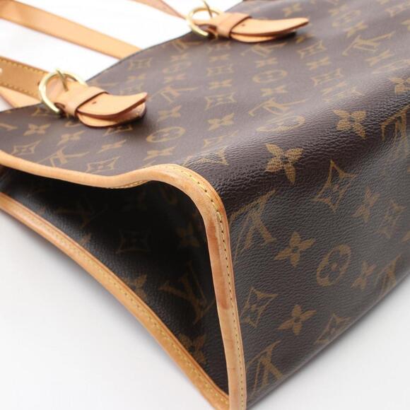 LOUIS VUITTON Brown Monogram Leather Tote Bag - Picture 10 of 10